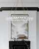 Lindley LED Chandelier, Large, Aged Brass Frame, Etched Shade