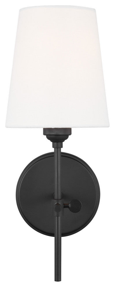 Baker 1-Light Wall / Bath Sconce, Midnight Black