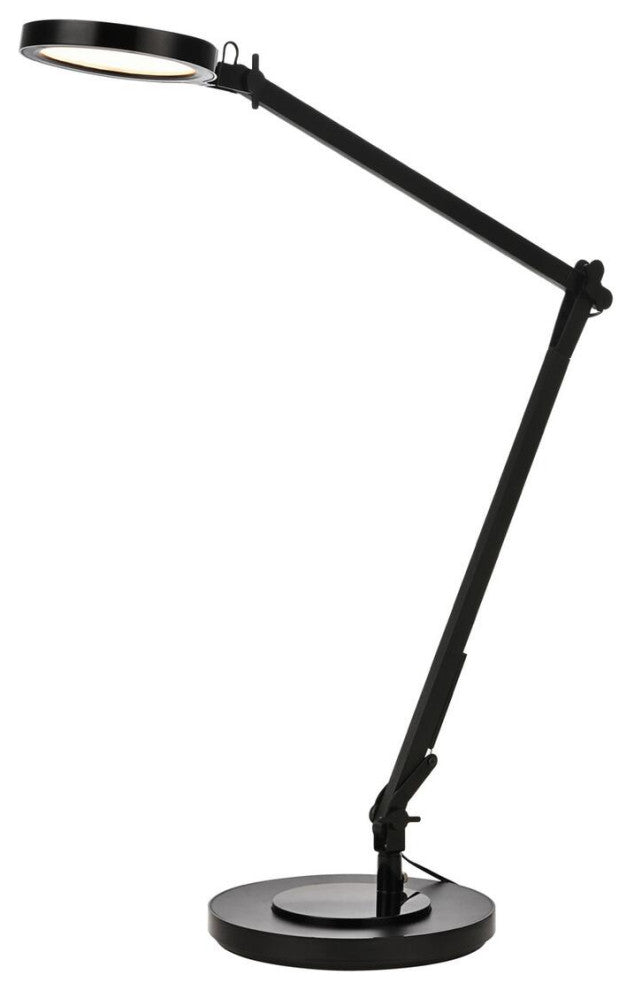 Illumen Collection 1-Light Black Finish Led Desk Lamp