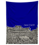 Deny Designs Bird Ave Penn State University Navy Tapestry