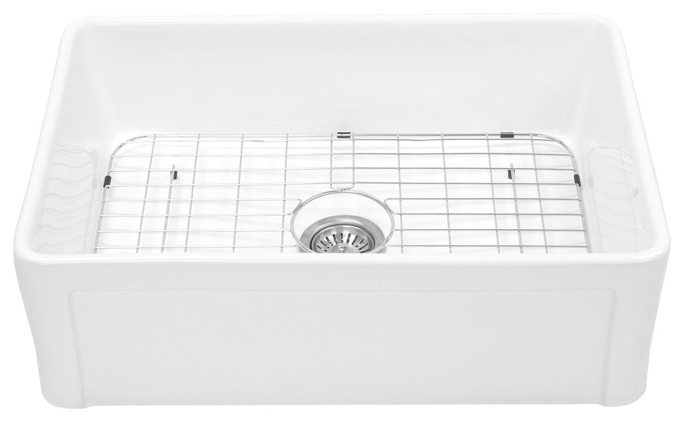 Charleston 30" Reversible Fireclay Farmhouse Kitchen Sink