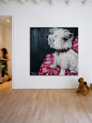 "Dash in the Front" Canvas Print by Tori Campisi, 30x30 cm