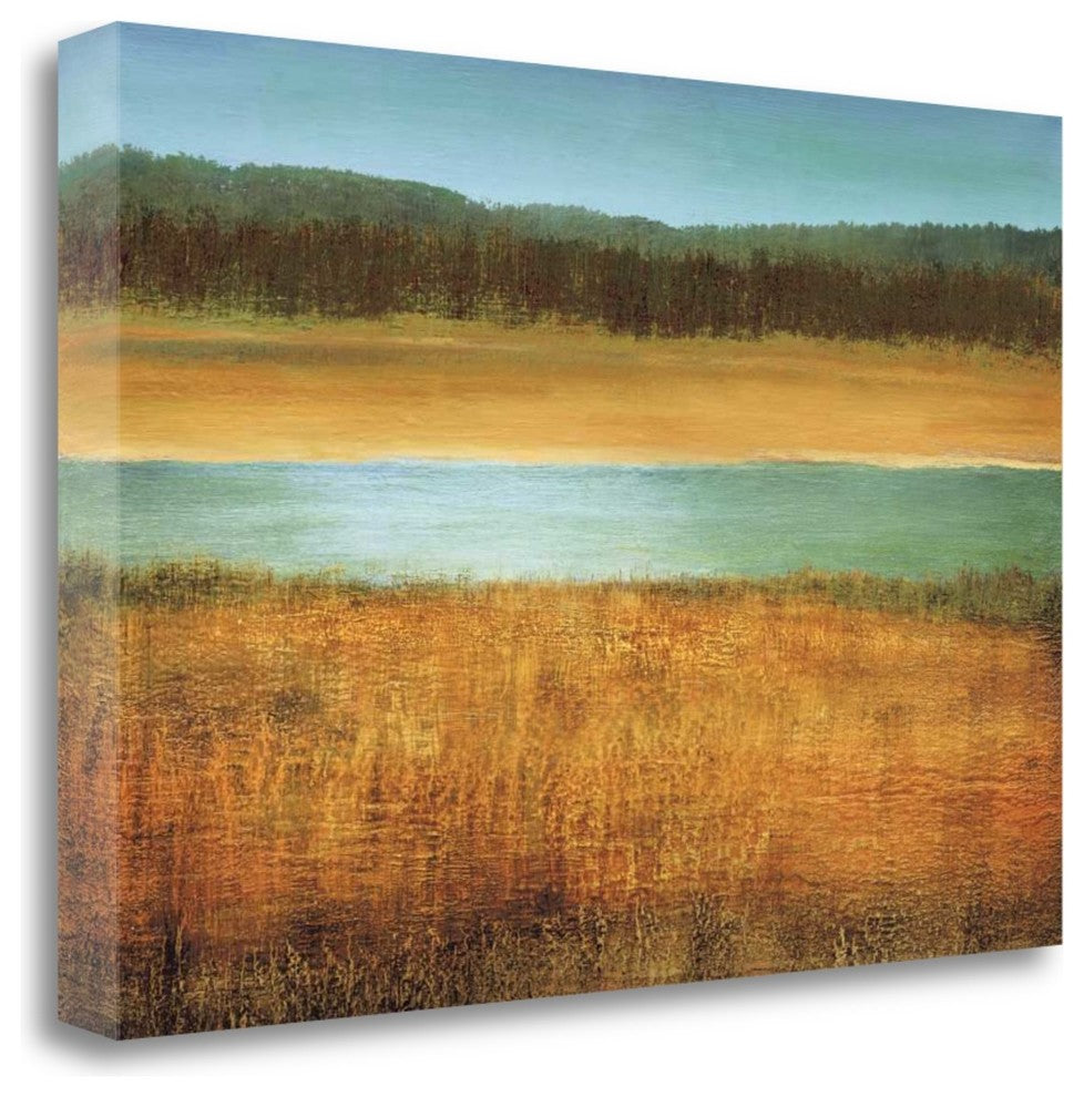 "Riverside" By Caroline Gold, Giclee Print on Gallery Wrap Canvas, Ready to Hang
