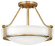 Hinkley Hathaway Medium Semi-Flush Mount, Heritage Brass