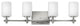 Hinkley Laurel Four Light Vanity, Polished Nickel