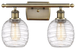 Innovations 516-2W-AB-G1013-LED 2-Light Bath Vanity Light, Antique Brass