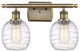 Innovations 516-2W-AB-G1013-LED 2-Light Bath Vanity Light, Antique Brass