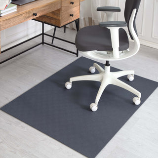40"x54" Beluga Gray Patterned 1/2" Rug'd Chair Mat_
