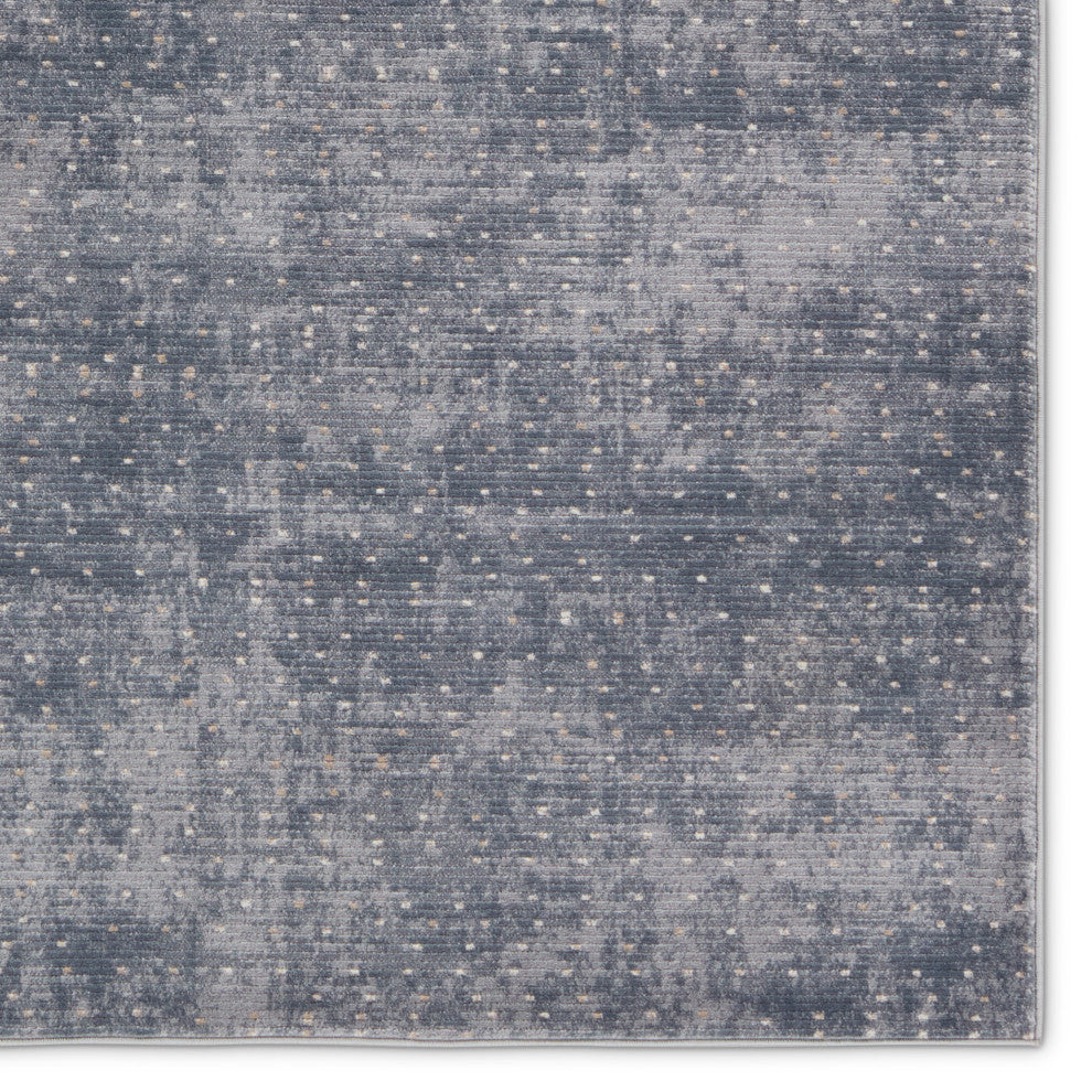 Melora Dotted Blue/ Cream Runner Rug 2'6"X10'
