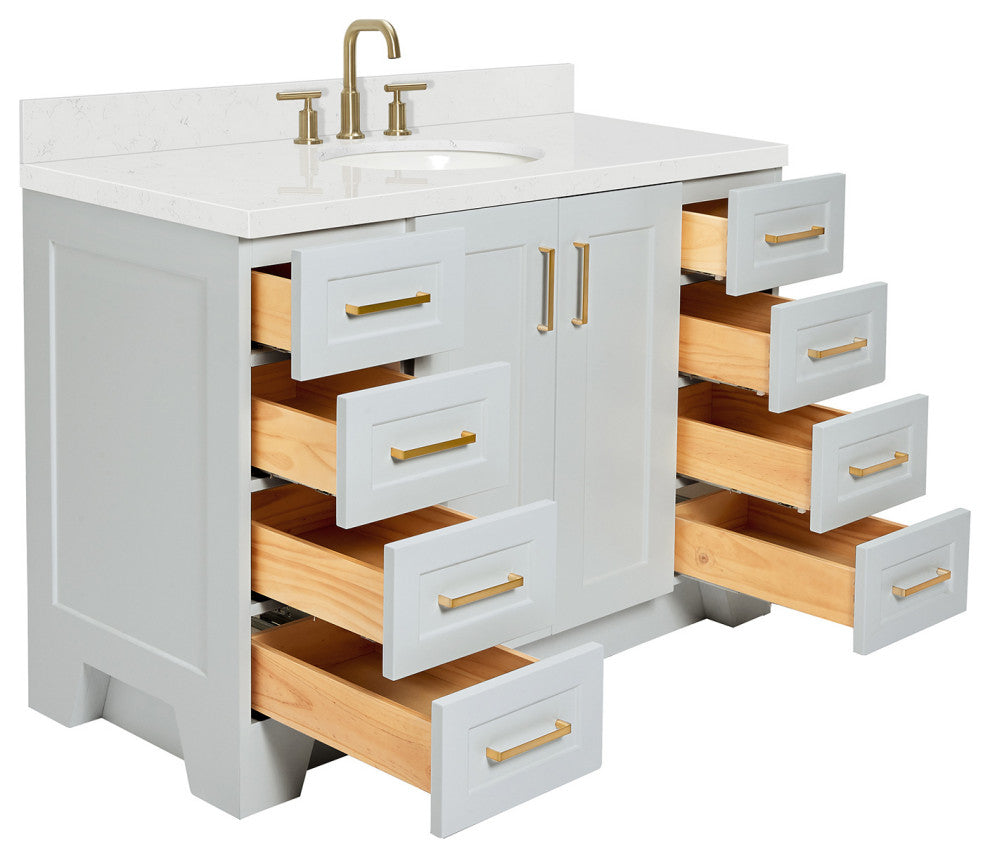 Ariel Taylor 48" Single Oval Sink Bathroom Vanity
