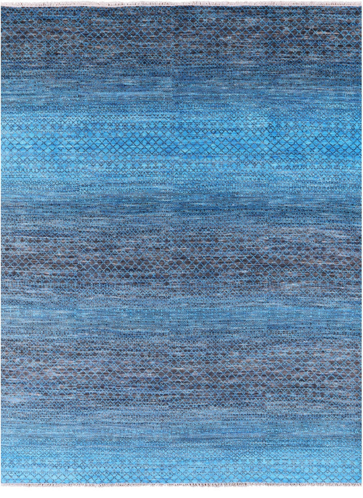 8' 3" X 10' 4" Savannah Grass Hand Knotted Wool Rug - Q13211