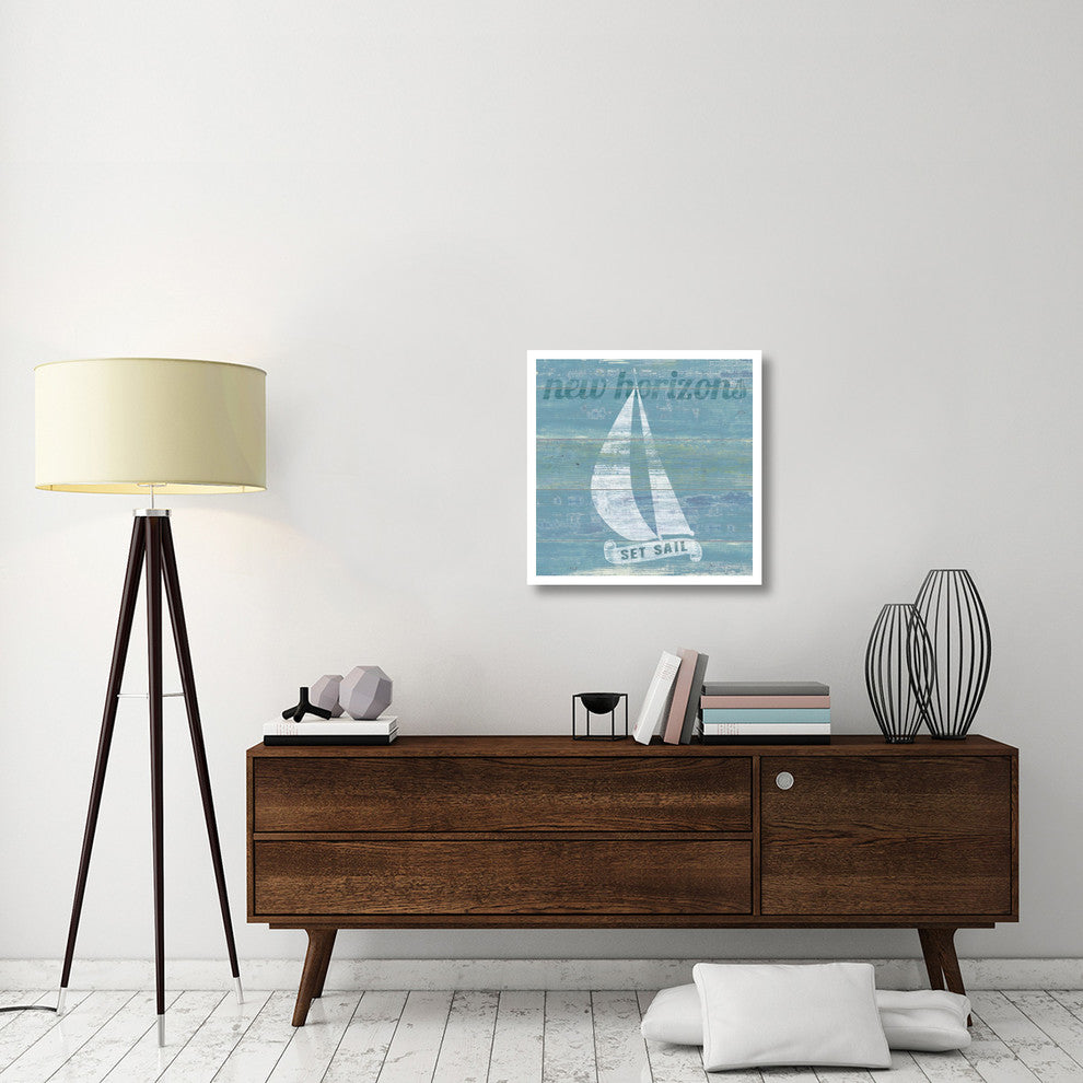 "Drift Sailboat" Digital Paper Print by Sue Schlabach, 26"x26"