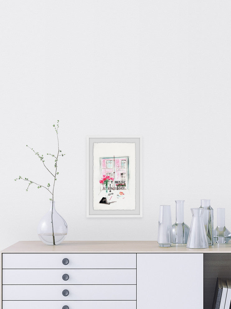 "Window View" Framed Painting Print, 20"x30"