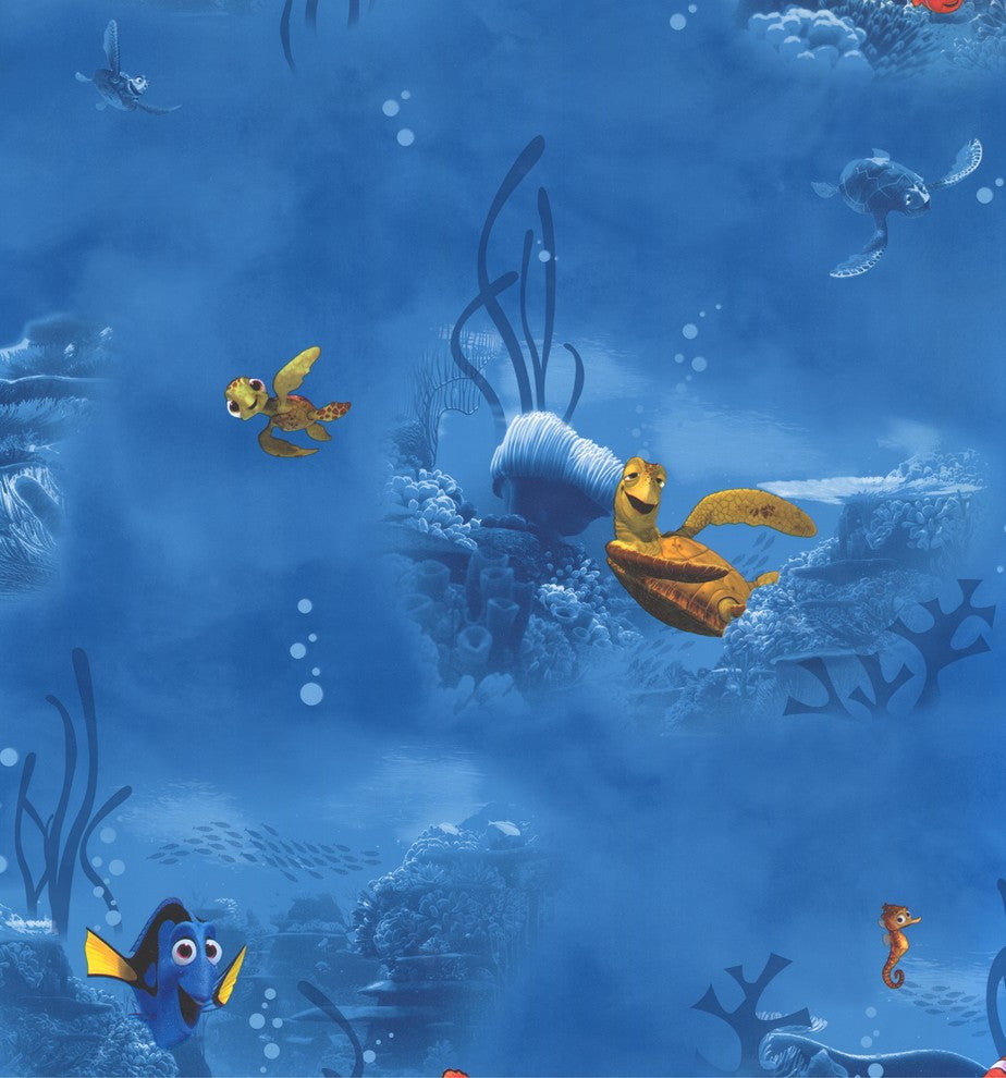 CL2_KIDS  - Child Kids Boy Girl Room Blue Wallpaper Sample