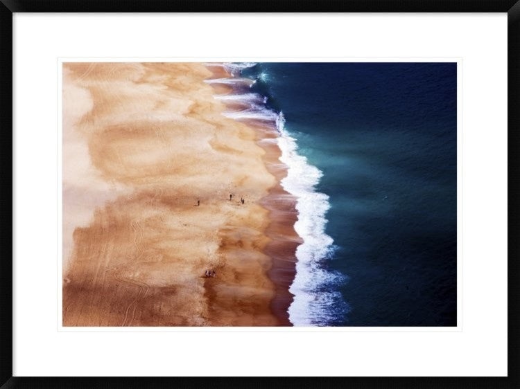 "Silver Coast" Framed Digital Print by Cbomersphotography, 32x24"