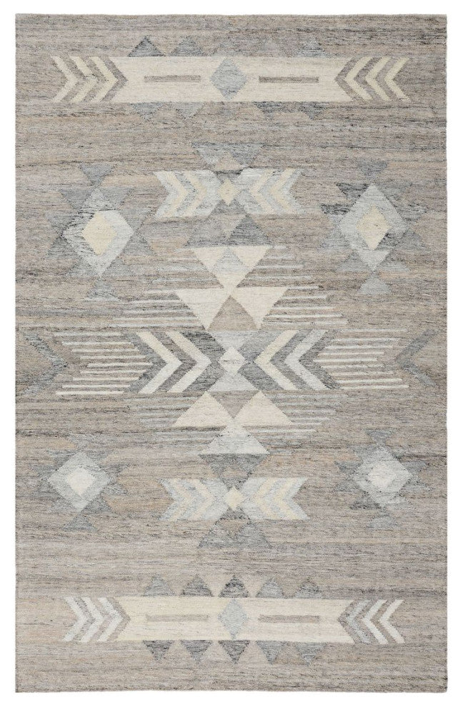 Classic Home Indoor/Outdoor Caravan Gray Multi 8x10 Rug