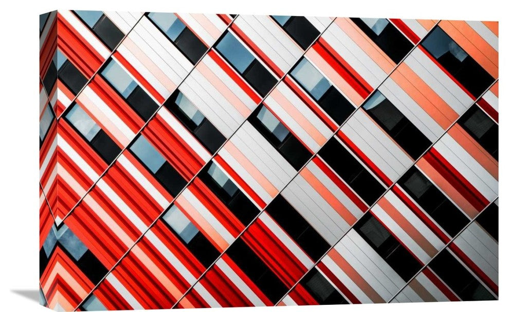 "Mo-Za" Stretched Canvas Giclee by Gilbert Claes, 22x15"