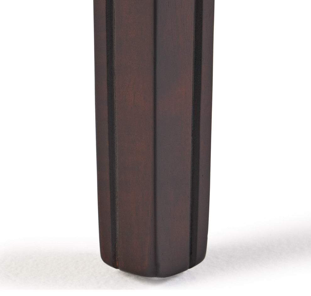 GDF Studio Jaeden Contemporary Studded Backless Stools, Set of 2, Brown Leather Counter Height