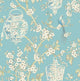 Serenity Turquoise Lanterns Wallpaper Bolt