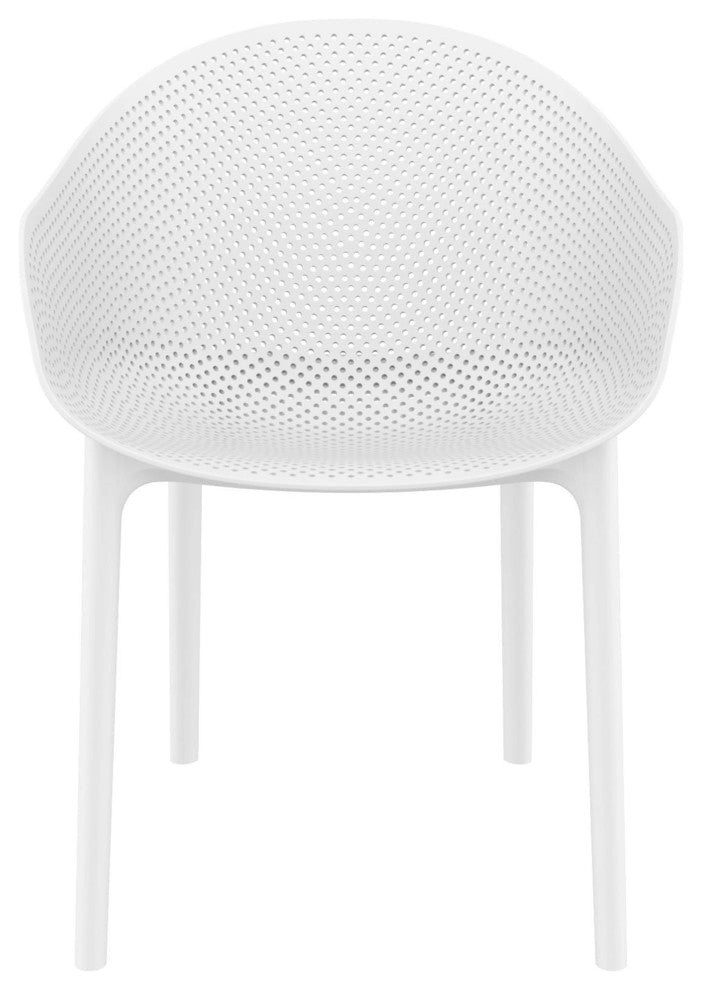 Compamia Sky Outdoor Dining Chair, Set of 2, White
