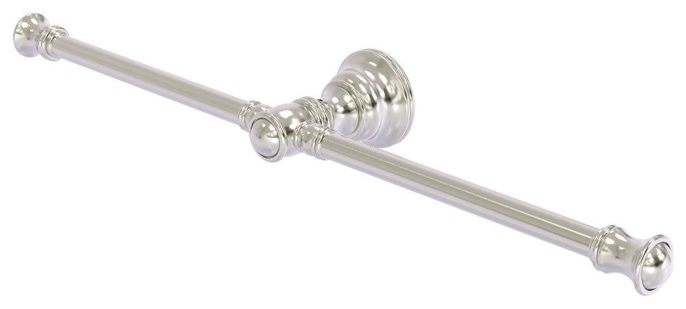 Carolina 2 Arm Guest Towel Holder, Satin Nickel