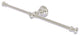Carolina 2 Arm Guest Towel Holder, Satin Nickel