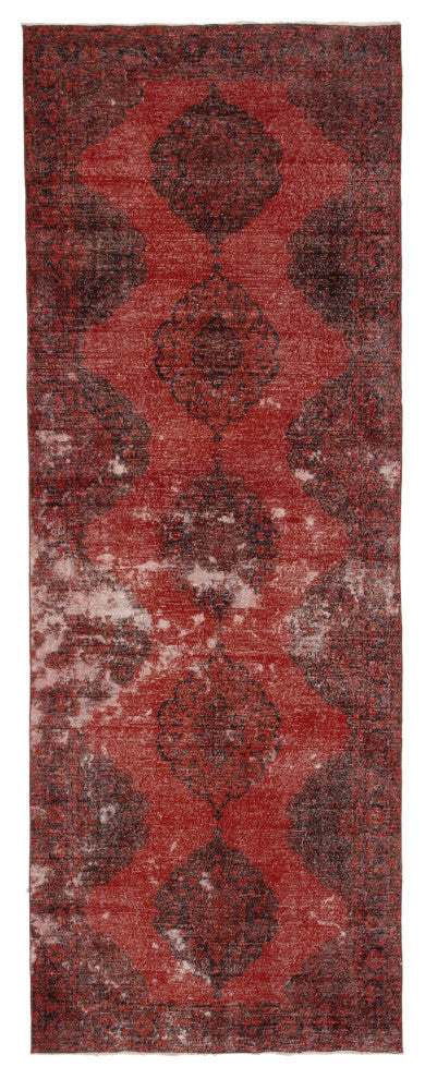 Rug N Carpet - Handmade Turkish 4' 8" x 13' 5" Unique Runner Rug