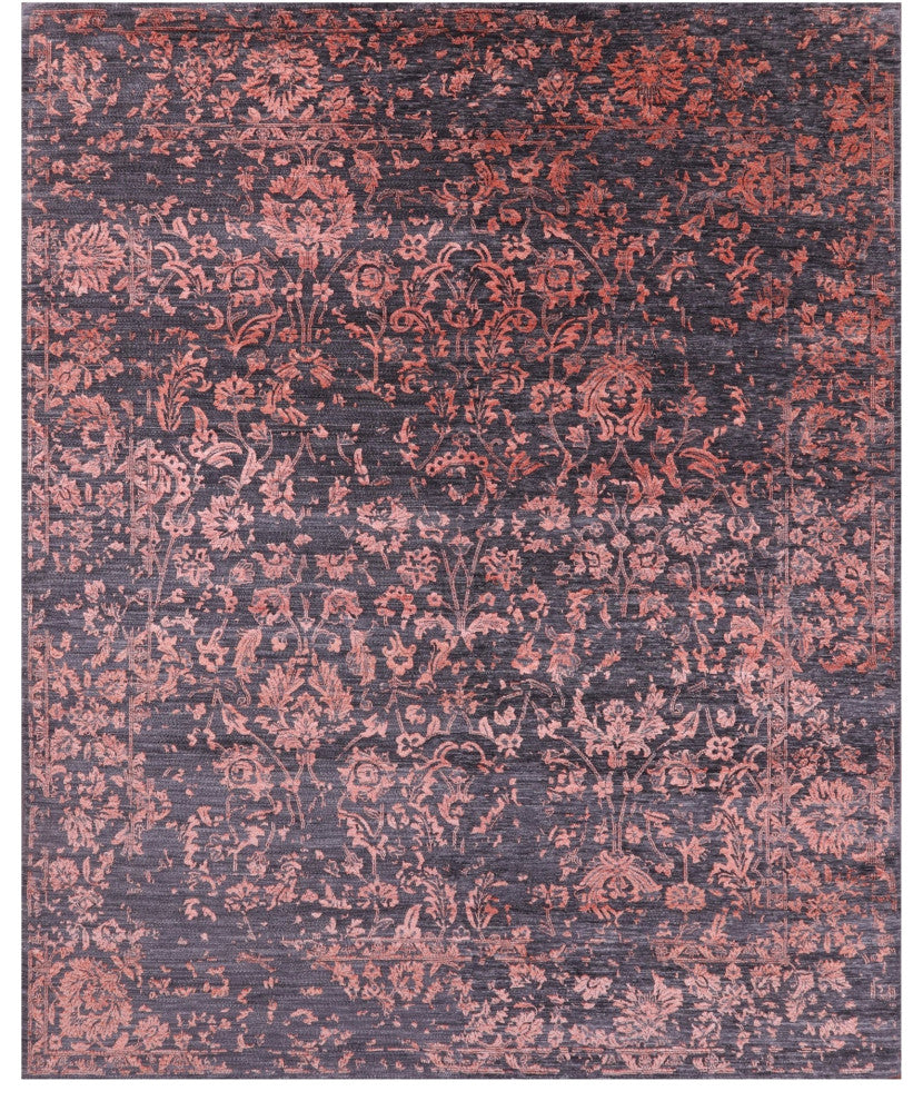 8' 2" X 10' 2" Persian Hand-Knotted Wool & Silk Rug - Q15754