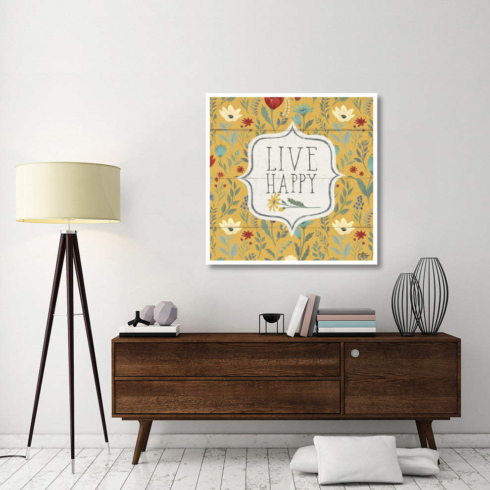 "Blooming Thoughts V" Digital Paper Print by Janelle Penner, 42"x42"