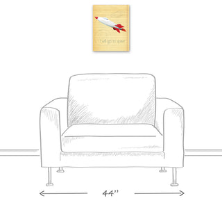 Go To Space 11x14 Canvas Wall Art