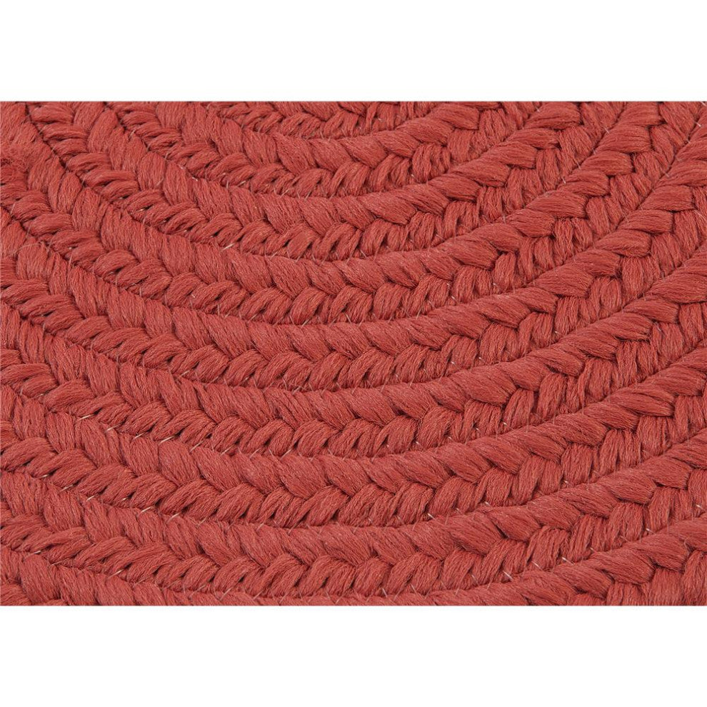 Colonial Mills Rug Reversible Flat-Braid, Oval Runner Saffron Runner, Oval