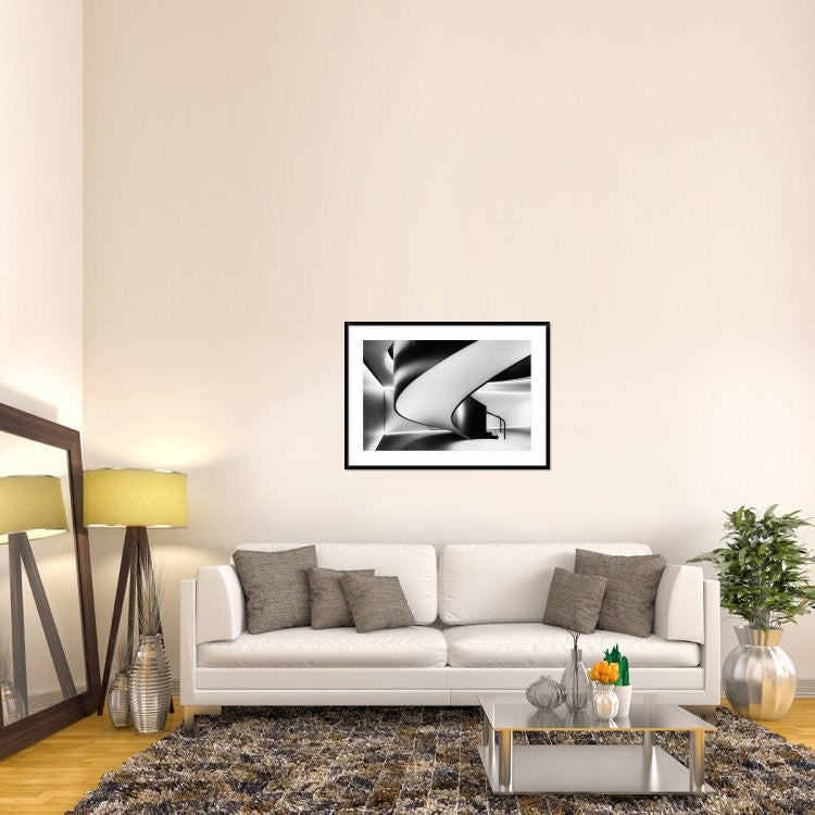 "Staircase" Framed Digital Print by Darren Kelland, 44x32"