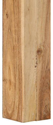 vidaXL Coffee Table Square Side End Table Accent Sofa Table Solid Acacia Wood