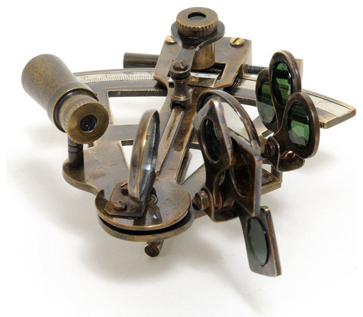 Nautical Sextant in wood box, Medium