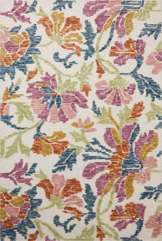 Loloi Tilly Ivory / Multi 7'-9" x 9'-9" Area Rug
