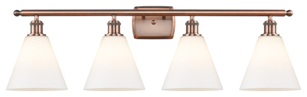 Innovations 516-4W-AC-GBC-81 4 Light Bath Vanity Light, Antique Copper