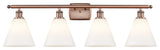 Innovations 516-4W-AC-GBC-81 4 Light Bath Vanity Light, Antique Copper