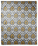 Ikat in Black and Yellow Fleece Blanket