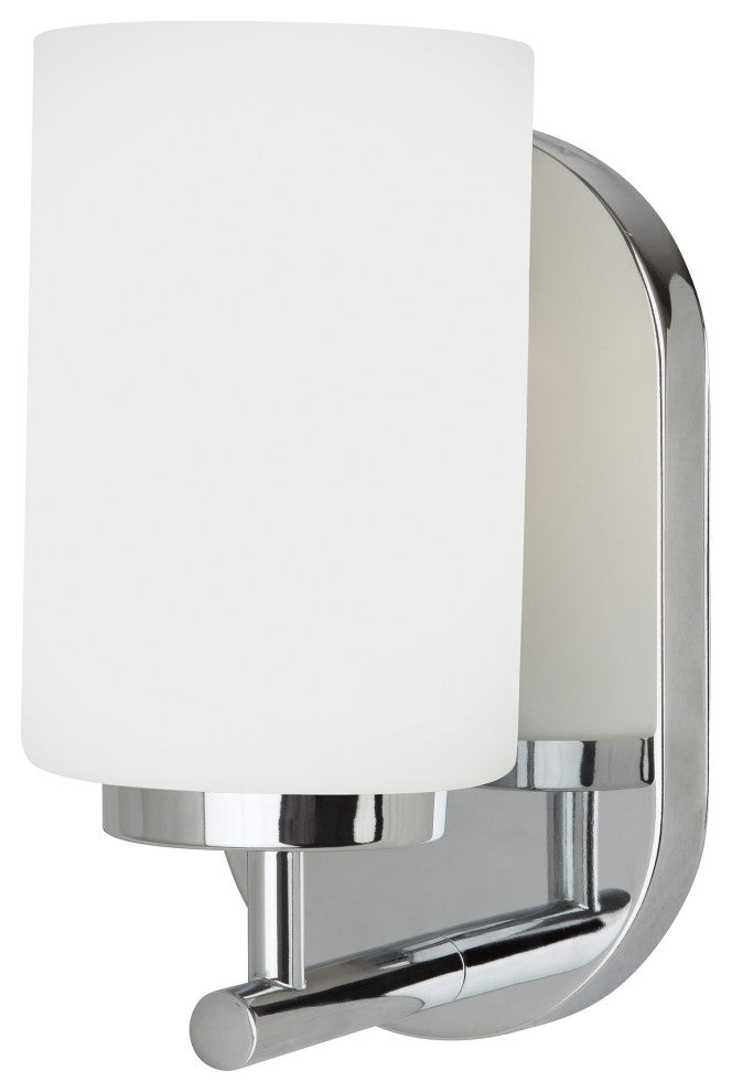 Oslo 1-Light Wall/Bath Sconce, Chrome