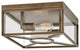Hinkley Brixton Small Flush Mount, Burnished Bronze