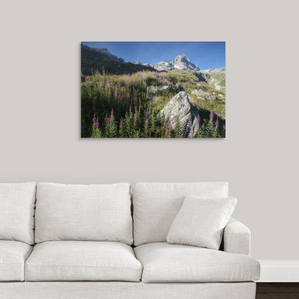 "Mount Cervin Peak" Wrapped Canvas Art Print, 36"x24"x1.5"