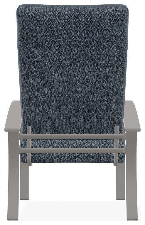 Belle Isle Cushion Outdoor Armchair, Restore Indigo/Warm Gray