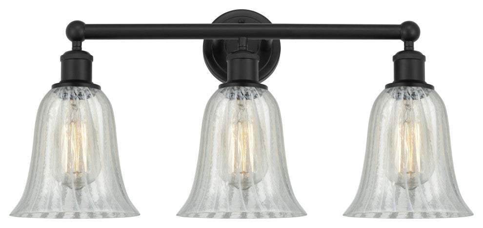 Innovations 616-3W-BK-G2811 Hanover 3 Light 24.25" Bath Vanity Light Matte Black