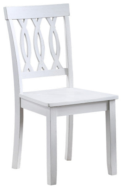 Naples Side Chair White Set of 2