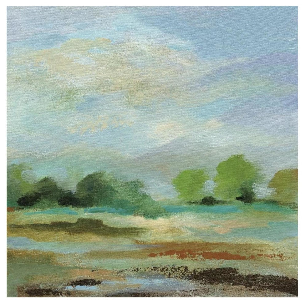 "Unexpected Clouds II" Digital Paper Print by Silvia Vassileva, 42"x42"