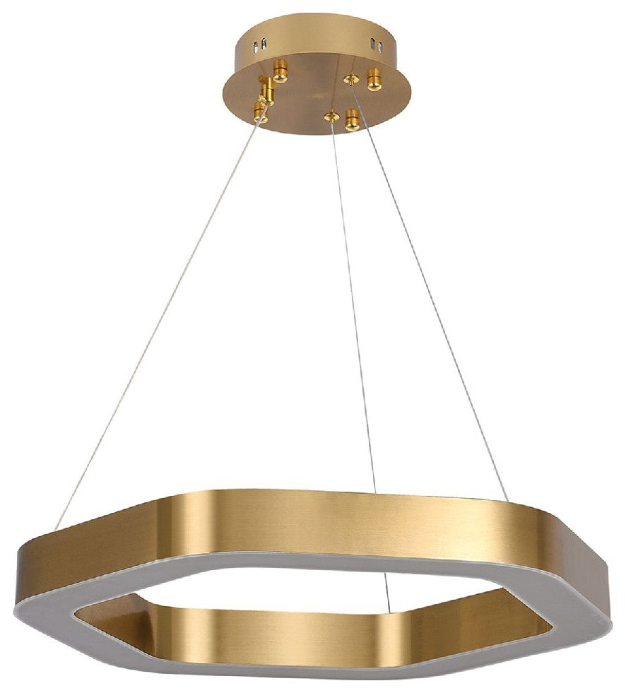 Hexagon combined ring lamps for living room, dining room, bedroom., 12''