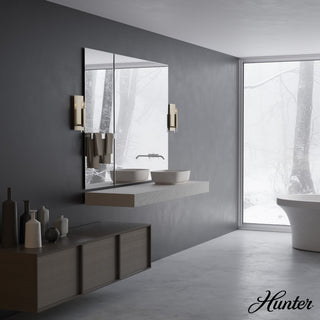 Hunter Sunjai Alturas Gold 1 Light Sconce Wall Light