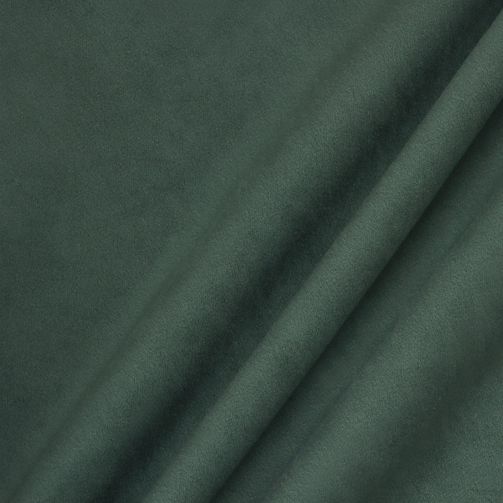 Delara Set of 1 Velvet 20x20", Cushion Cover, Bottle Green, Pillow Cover Only