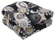 Crosby Wicker Seat Cushion, Set of 2, Black