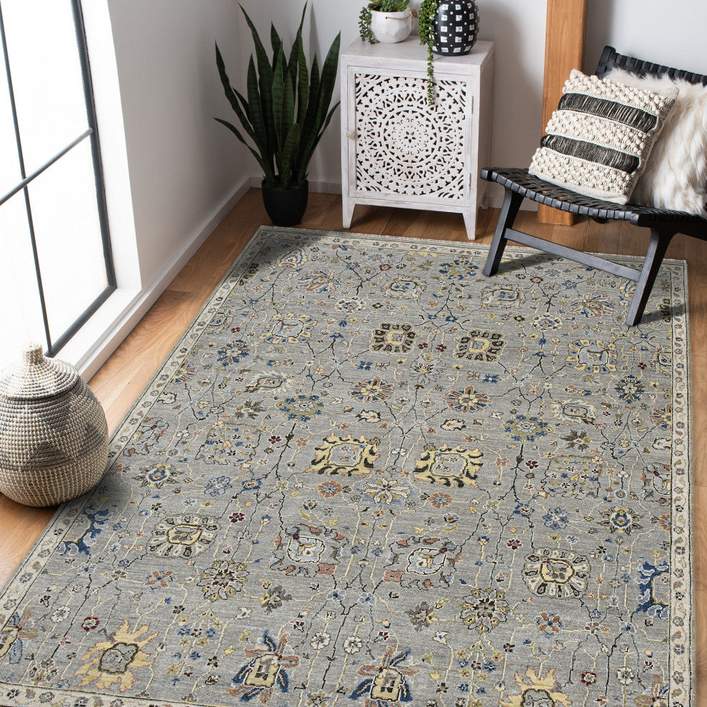 Bristol Fareford Area Rug, Silver, 9' X 12'